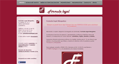 Desktop Screenshot of formulalegal.com