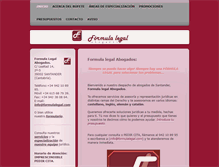 Tablet Screenshot of formulalegal.com